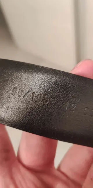 2 Cinture in pelle uomo