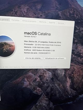 iMac Retina 5K 27 Plata