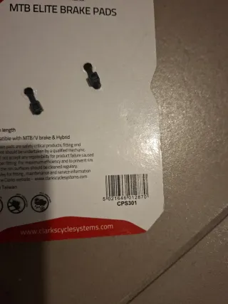 Zapatas Freno MTB Clarks Elite Hybrid..Sin usar.