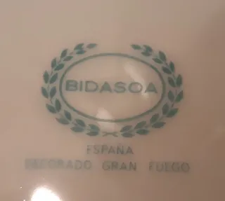 Vajilla Antigua Bidasoa Porcelana