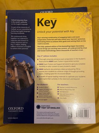 Key to Bachillerato 1. Student's Book. 2 Edition