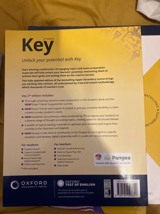 Key to Bachillerato 1. Student's Book. 2 Edition