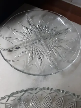 Bandejas cristal aperitivos