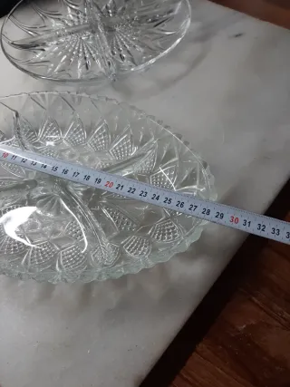 Bandejas cristal aperitivos