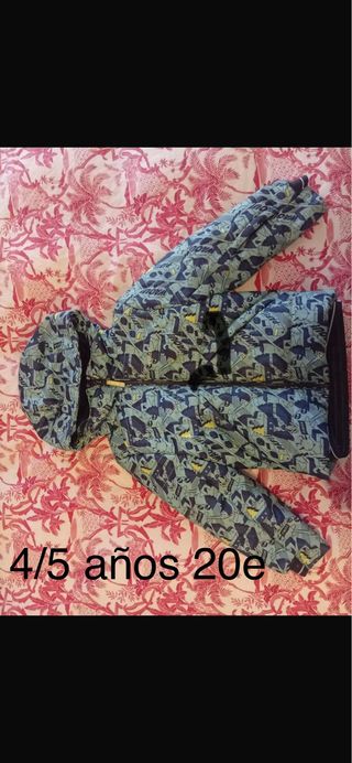 ropa nieve niños 4-5 6-7 años