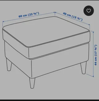 Sillón orejero Ikea azul claro