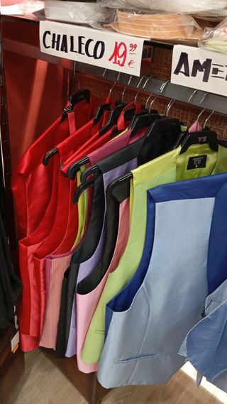 Chaleco de vestir hombre