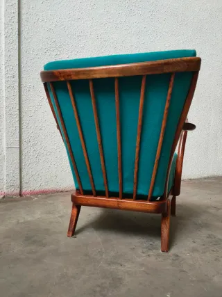 Sillones Tela Madera Suecia Mid Century