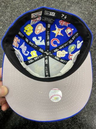 Cappello New Era MLB Patchwork Blu 7 1/8