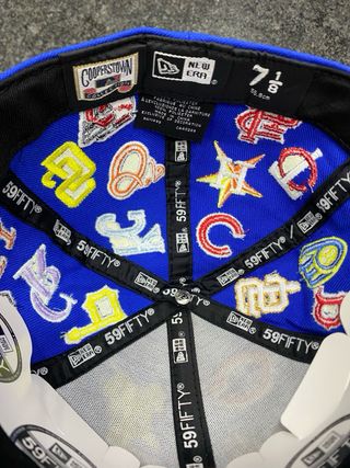 Cappello New Era MLB Patchwork Blu 7 1/8
