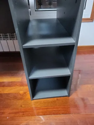 Escritorio Negro Amplio