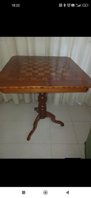 Tavolino da gioco metà '800 restaurato