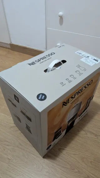 Cafetera Nespresso Pixie Azul y Negro