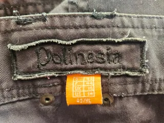 Pantalón pirata negro