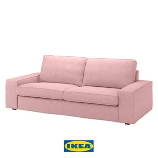 Funda para sofá KIVIK 3 plazas Gunnared rosa IKEA