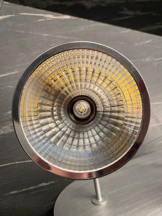 Applique con due faretti in metallo