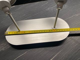 Applique con due faretti in metallo