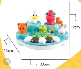 Piano musical infantil con animales