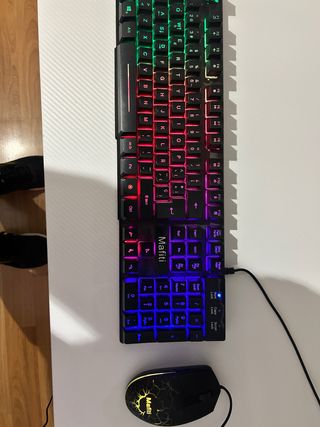 Teclado y Ratón Gaming Mafiti RGB