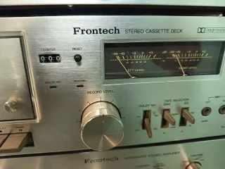 Amplificador y Sintonizador Frontech Plata