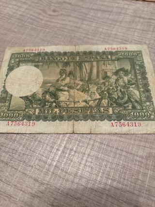 Billete 1000 Pesetas Banco de España 1951