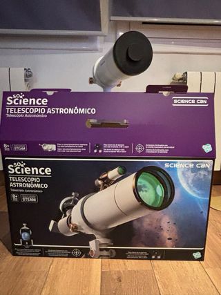 Telescopio SCIENCE CAN trípode