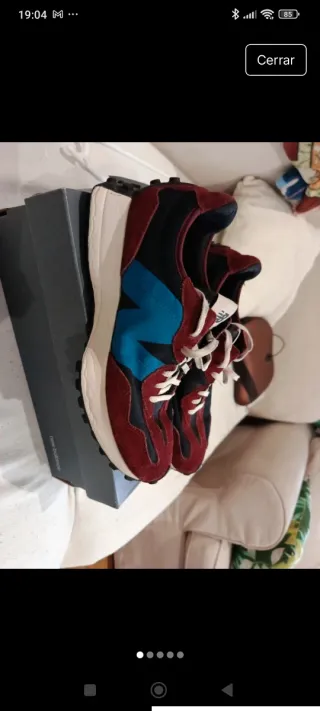 Zapatillas New Balance Hombre Azul/Rojo