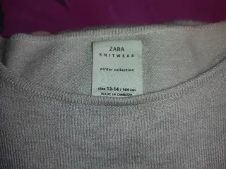 Jersey rosa mujer Zara Talla L