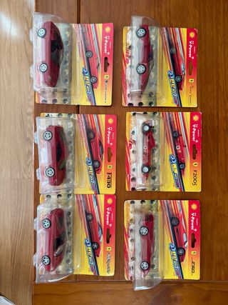 6 Coches Ferrari Shell V-Power Colección