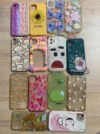 Lote 14 Fundas iPhone 11