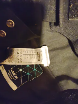 Pantalón de esquí negro con tirantes