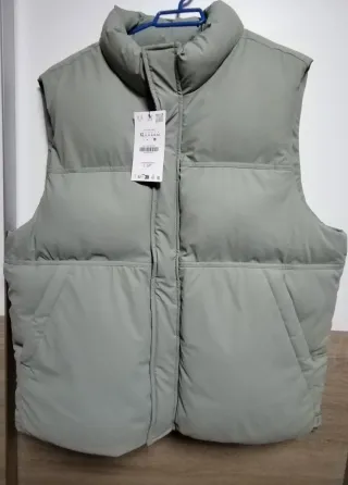 Chaleco ZARA Verde Talla XL