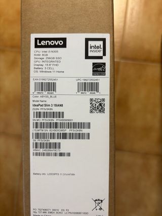 Lenovo IdeaPad Slim 3 Gen 8 Azul