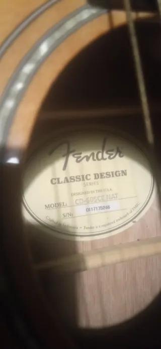 Guitarra Electroacústica Fender