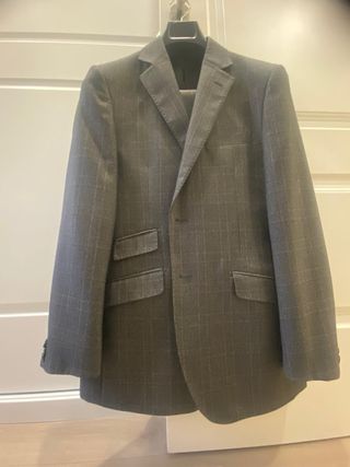 Traje cuadros Fabio Baretti hombre