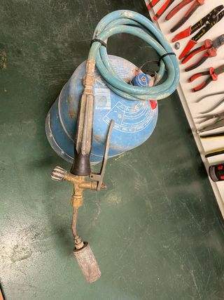 Soplete de gas con manguera