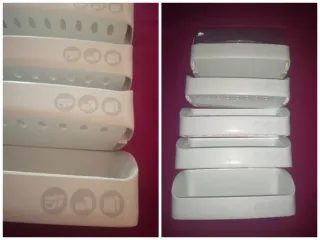 Bandejas y compartimentos nevera LG Combi Nofrost