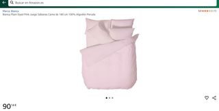 Juego Sábanas Cama 180 con Bajera NUEVO