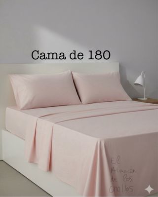 Juego Sábanas Cama 180 con Bajera NUEVO