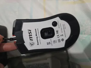 Ratón Gaming PC Negro y Rojo