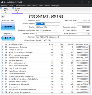 Disco Duro HDD Seagate 500GB