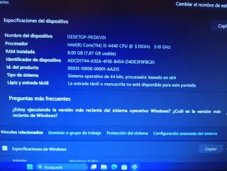 Ordenador Asus  I5