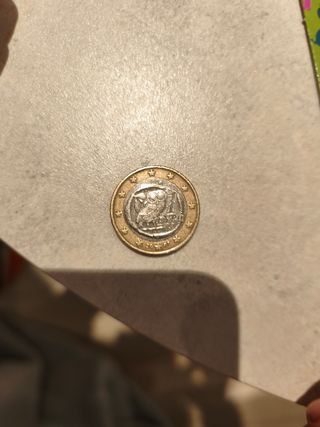Moneda 1 Euro Búho Grecia