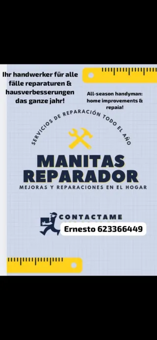 Manitas: reparación y mejoras en el hogar!