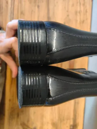 Botas de agua mujer negras