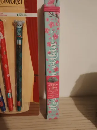 Set 3 penne cancellabili Legami Natale e vdntaglio