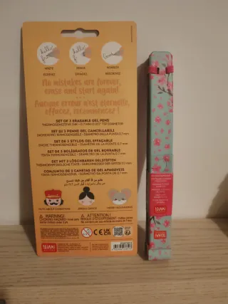 Set 3 penne cancellabili Legami Natale e vdntaglio