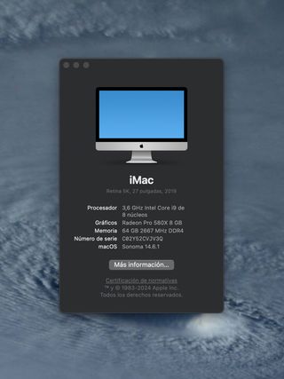 iMac 27 5K i9 | 64GB RAM | 1TB SSD