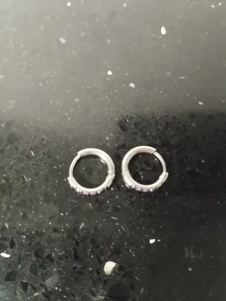 Pendientes Acero Inoxidable Circonita sintética