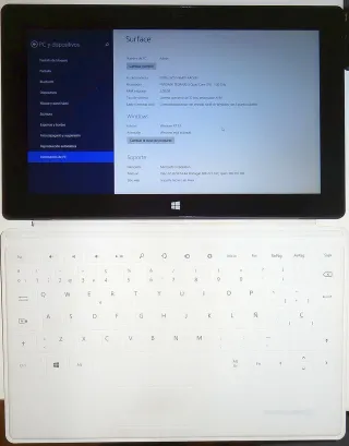 Microsoft Surface RT 8.1 Tablet Blanca
